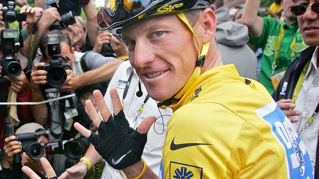 Cyclist and cancer-survivor Lance Armstrong was stripped of all his victories and issued a lifetime ban after it was discovered he used performance-enhancing drugs while competing.