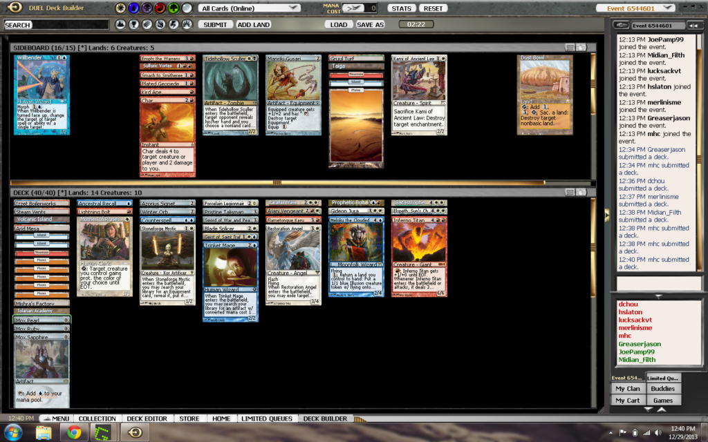 Team America triple moxen holiday cube draft