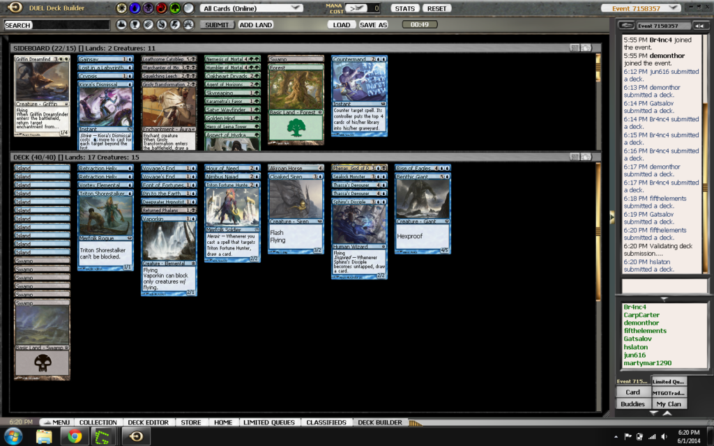 6-1-14 UB Phenax + Hour of Need deck