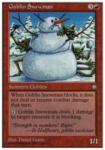 Goblin Snowman