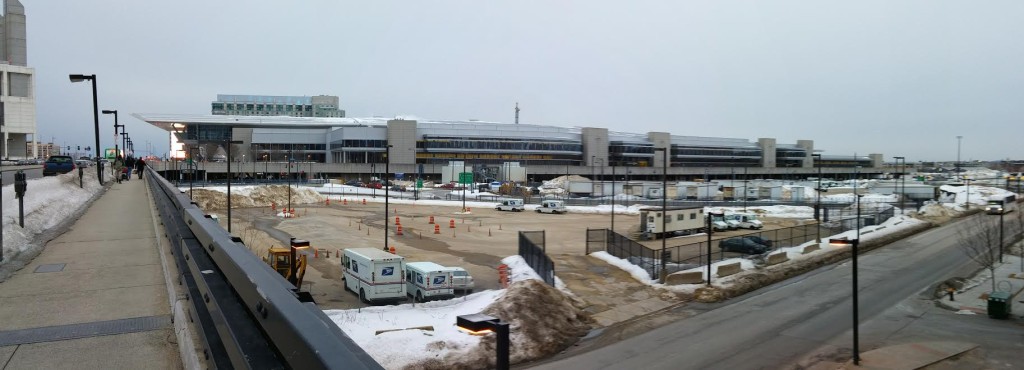 The convention center is massive. From a quarter-mile away I needed to use panorama to capture it all.