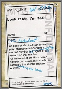 Look at Me, I'm R&D