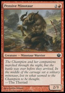 Pensive Minotaur