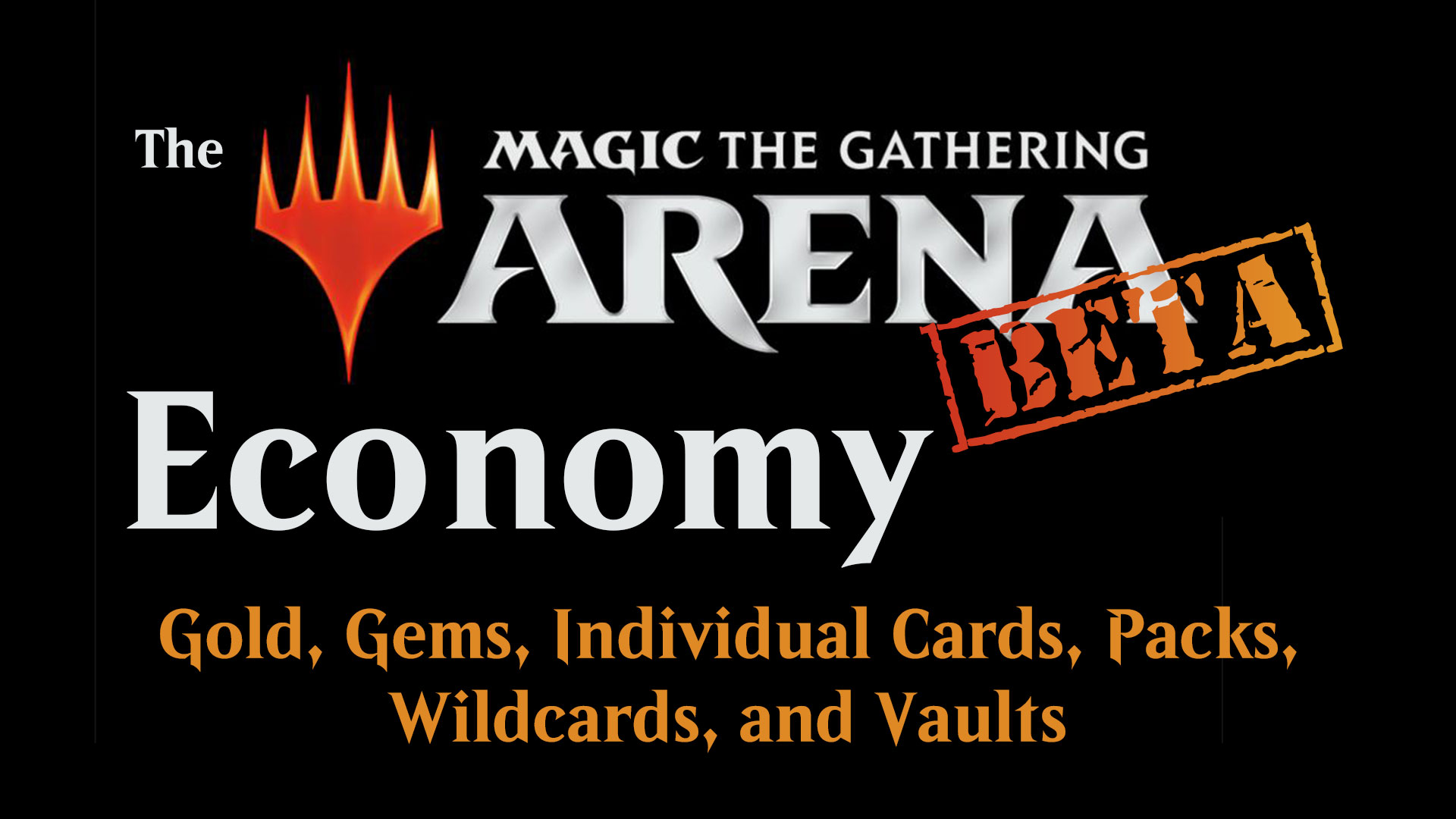 The MTG Arena Closed Beta Economy Gold, Gems, Cards, Packs, Wildcards