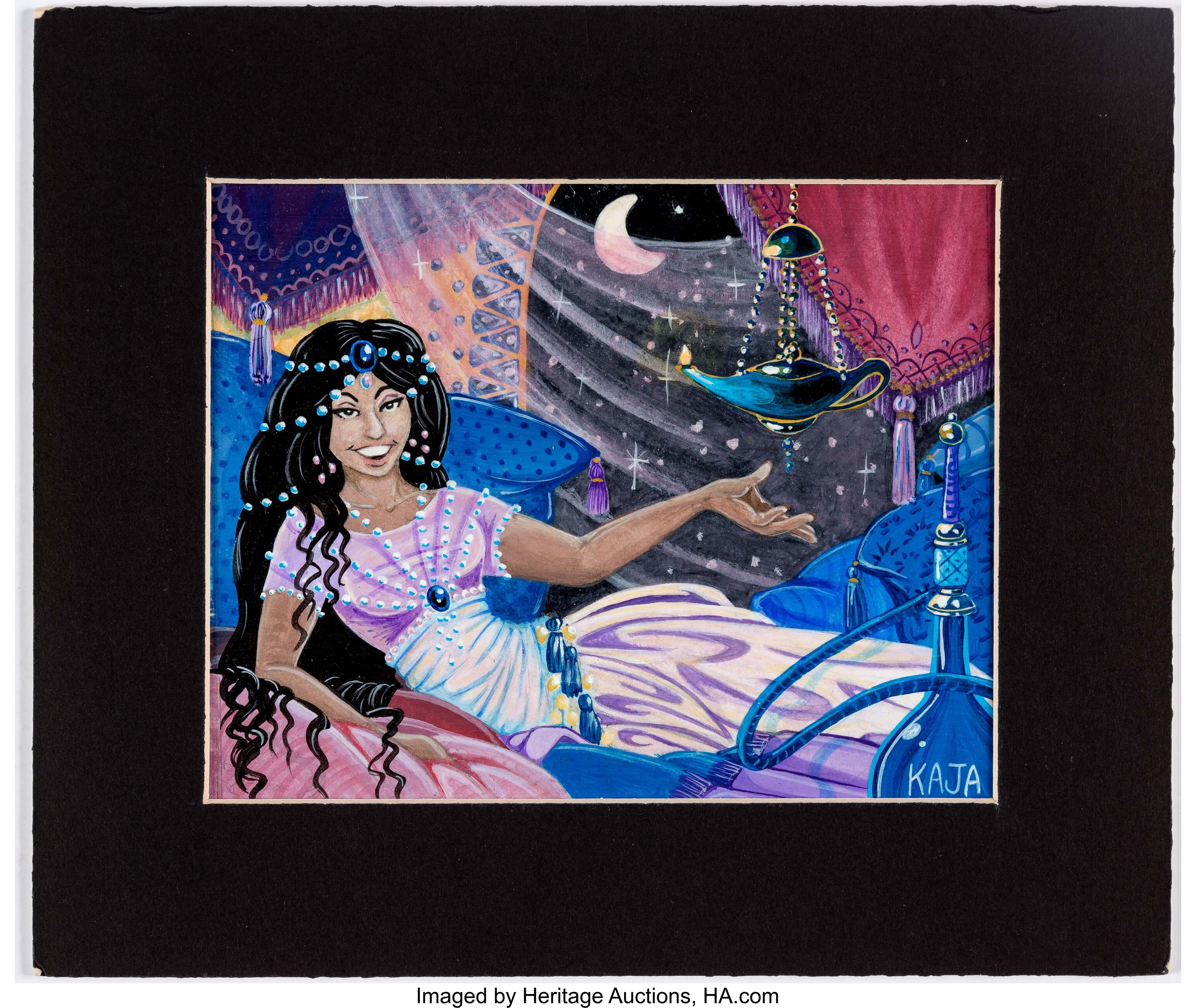 Shah Raz Original Painting For Shahrazad Sells For $72,000