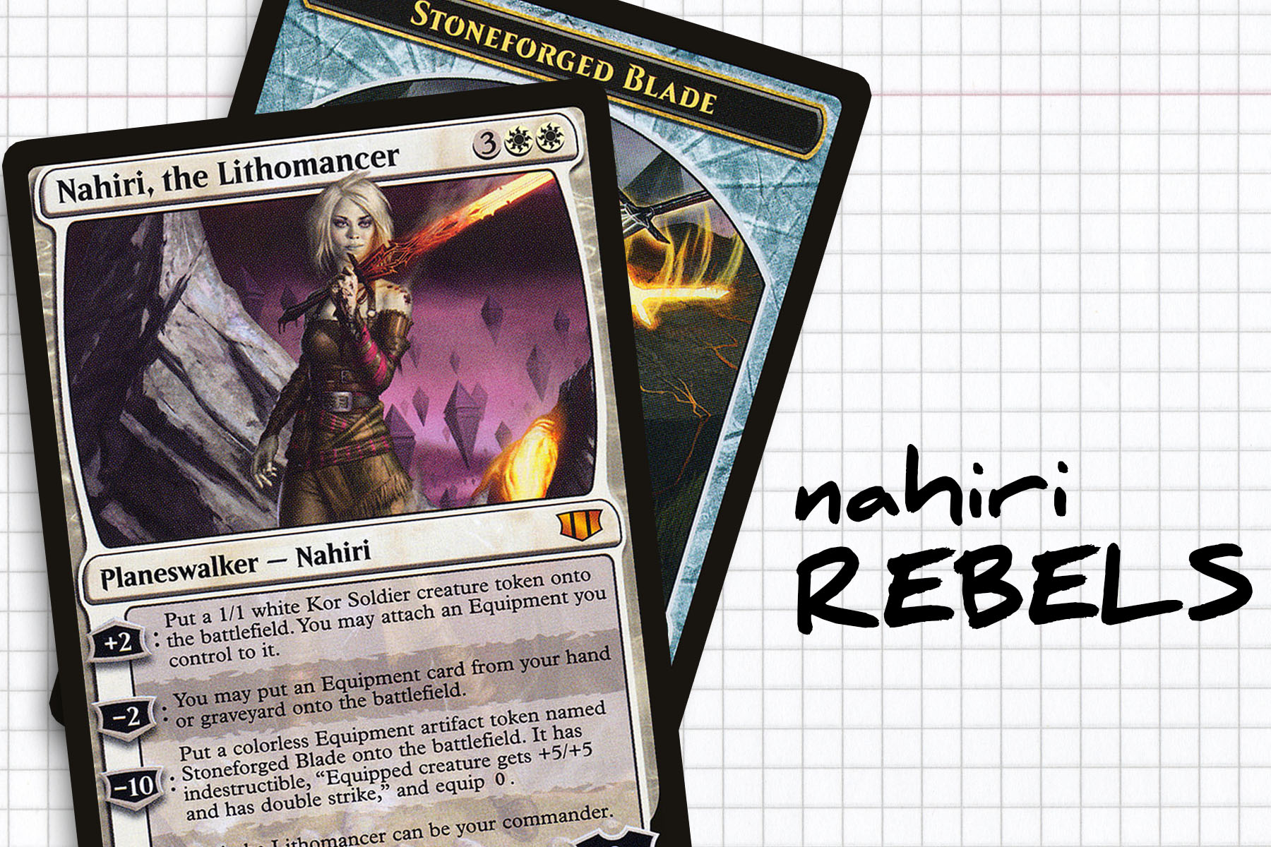 mtg nahiri commander deck Magic the Gathering: Commander Forged in Stone