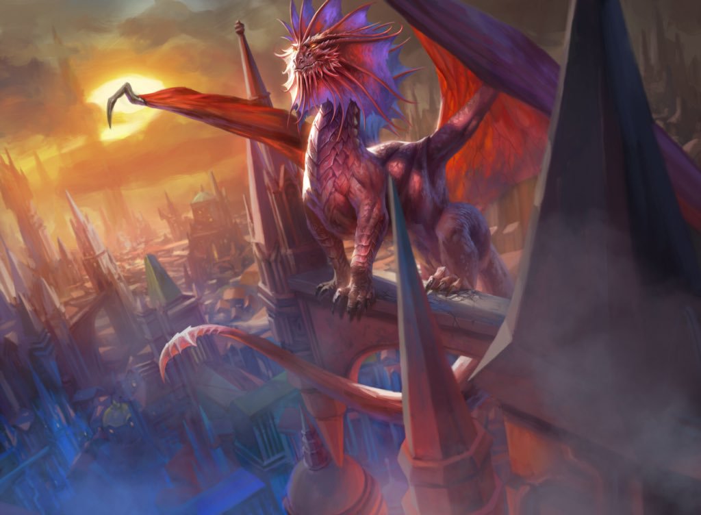 Niv-Mizzet, the Firemind by Mike 'Daarken' Lim. 