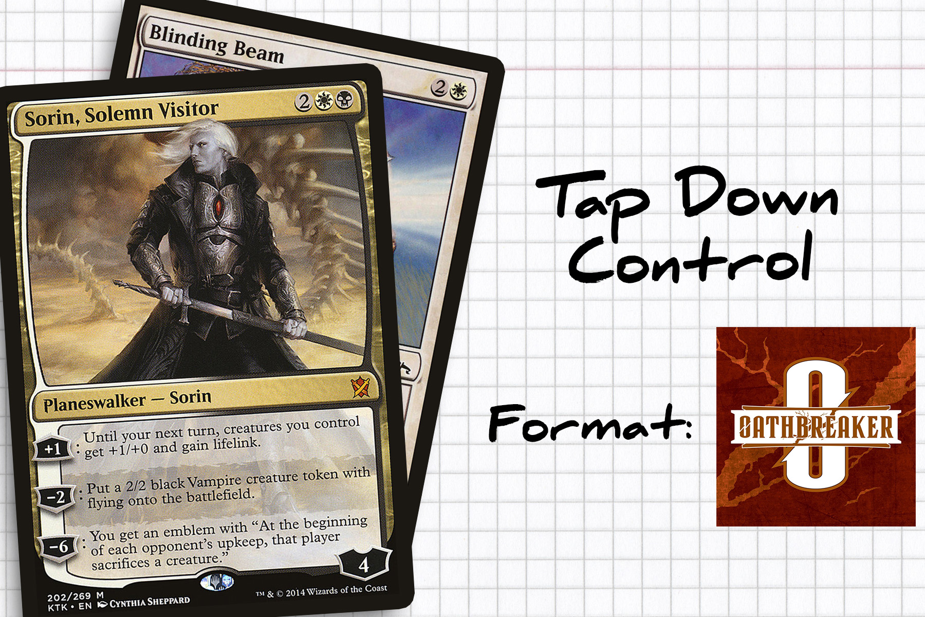 Oathbreaker Sorin, Solemn Tap Down Control - Hipsters of the Coast.