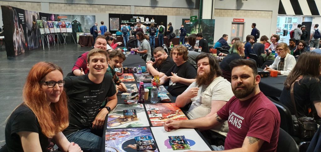 Vince with some of his Patrons & fans at GP Birmingham