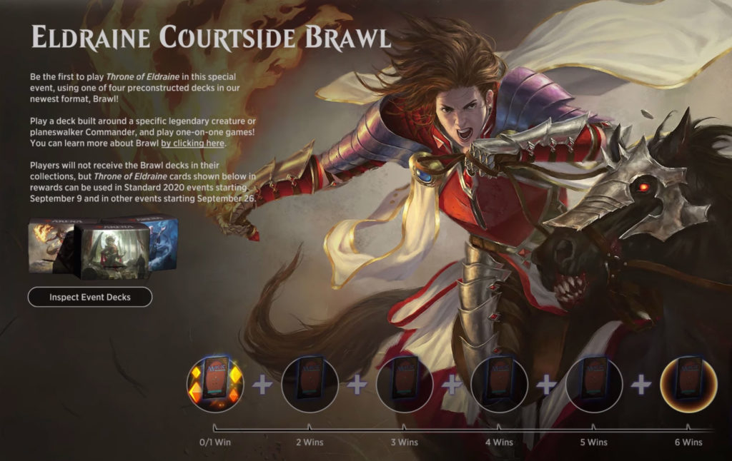 Brawl is Available Today on MTG Arena with Four Preconstructed Decks