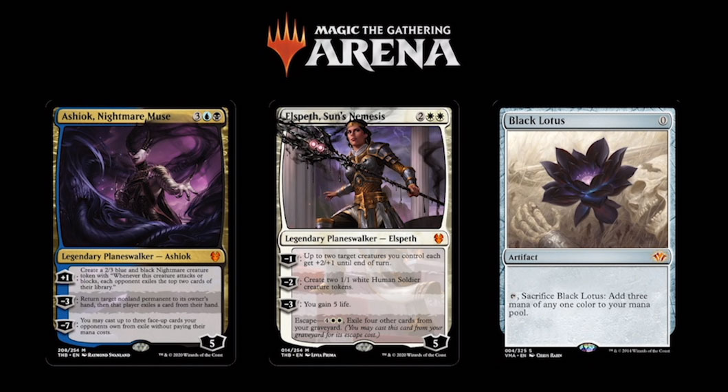 Black Lotus Moxen And Theros Beyond Death Cards Are Playable In New Mtg Arena Event Hipsters Of The Coast