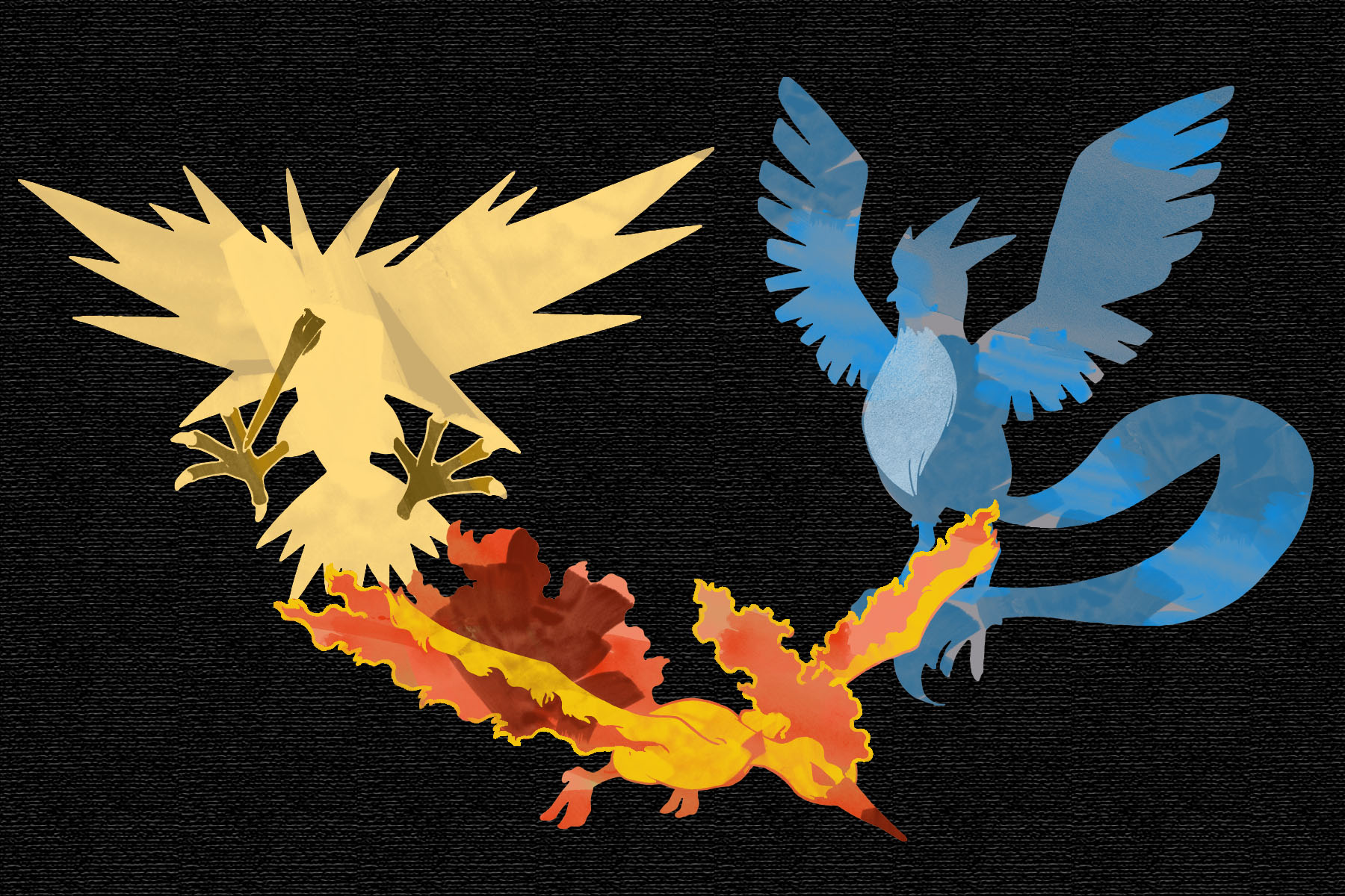 Articuno, Zapdos and Moltres Trio of Legendary Pokémon for North America