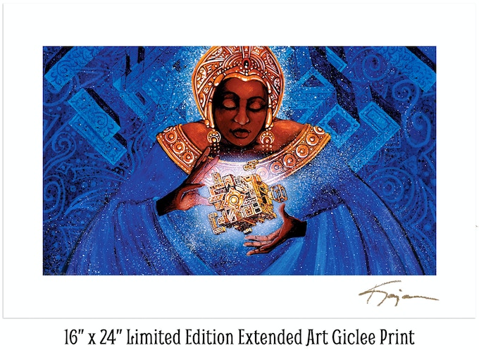 Teferi's Puzzle Box extended art giclee print