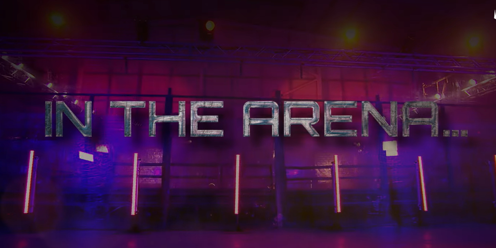 A screenshot of the Extreme Robots arena. It reads "IN THE ARENA..."