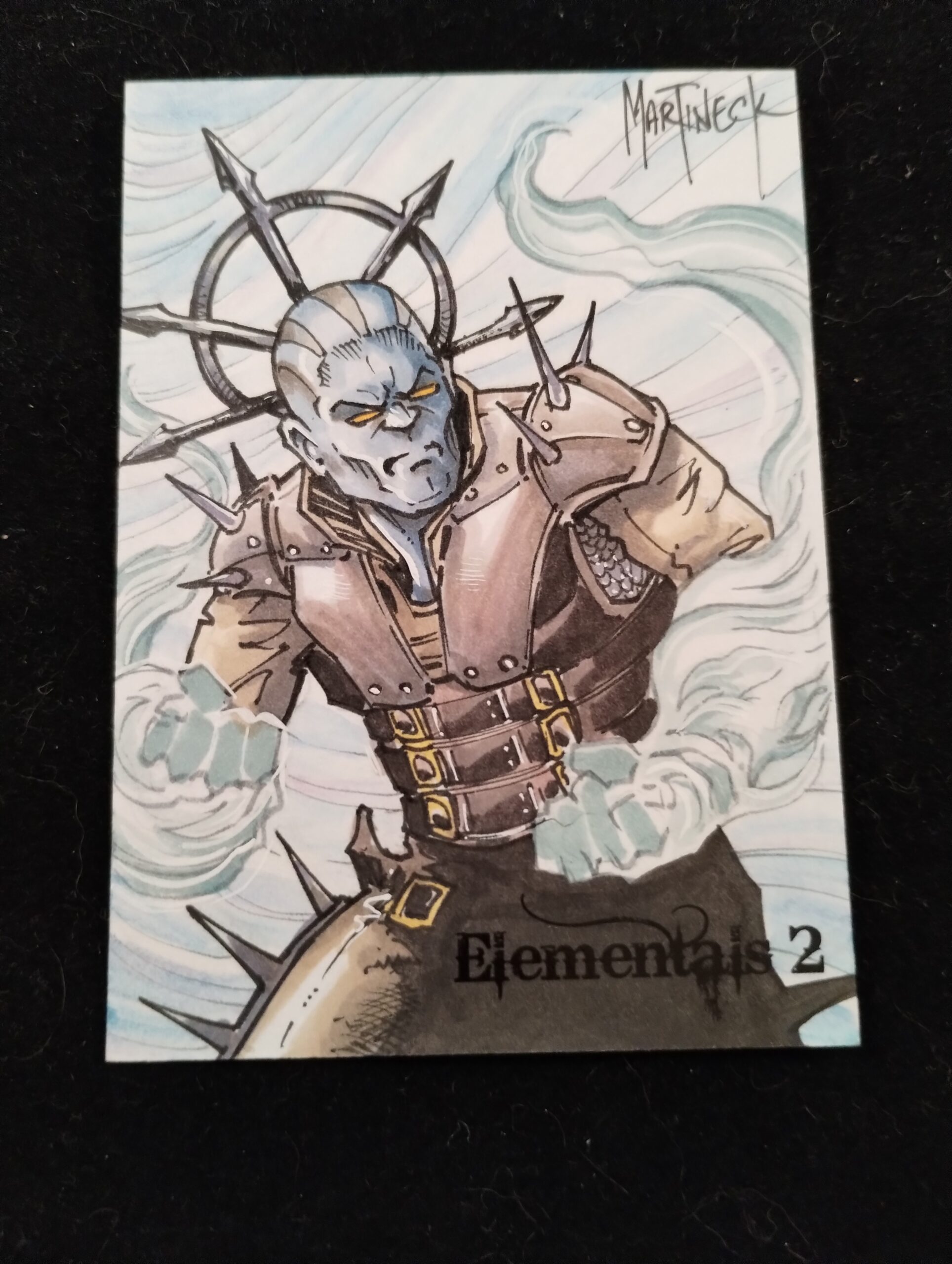 Elementals 2 sketch card by Martineck