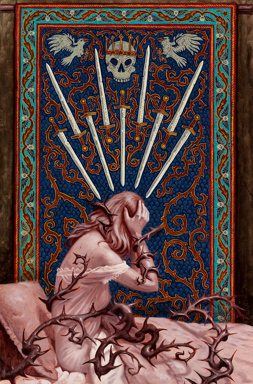 Nine of Swords tarot card