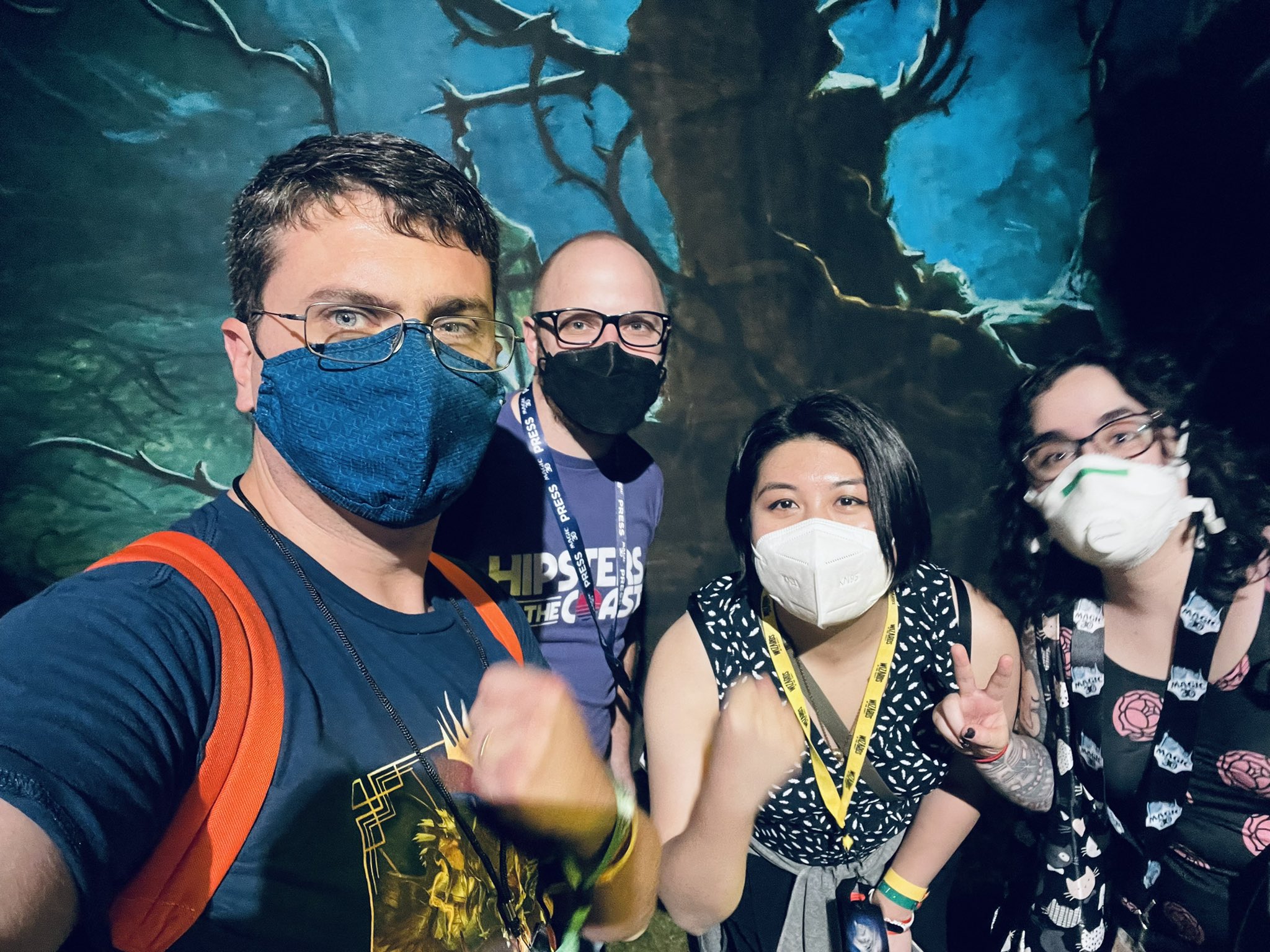 The Con Crew on Saturday in Garruk’s Forest.