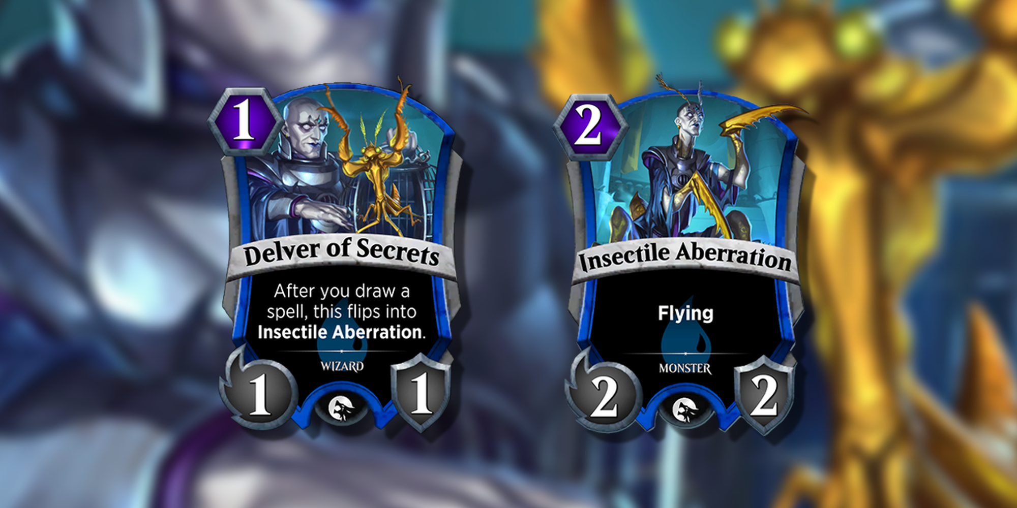 Delver of Secrets // Insectile Aberration