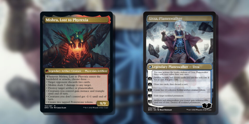 Mishra, Lost to Phyrexia and Urza, Planeswalker cards