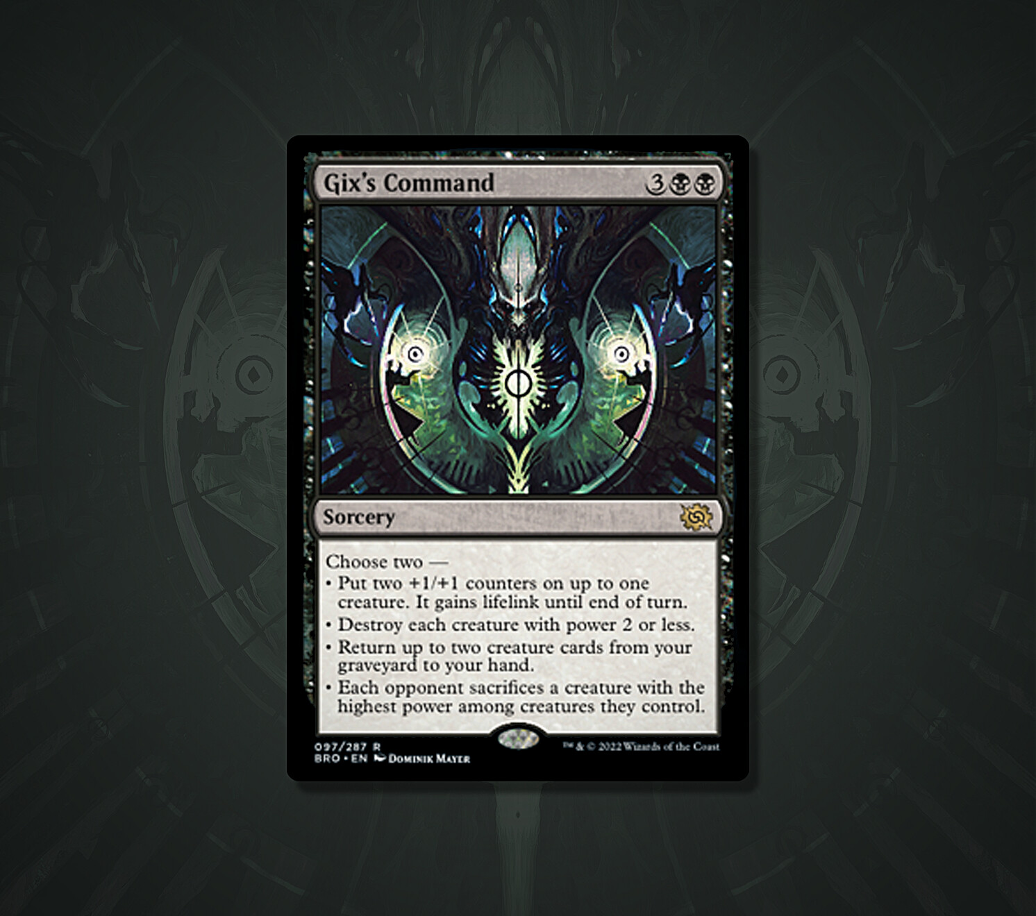 Card image for Gix's Command.