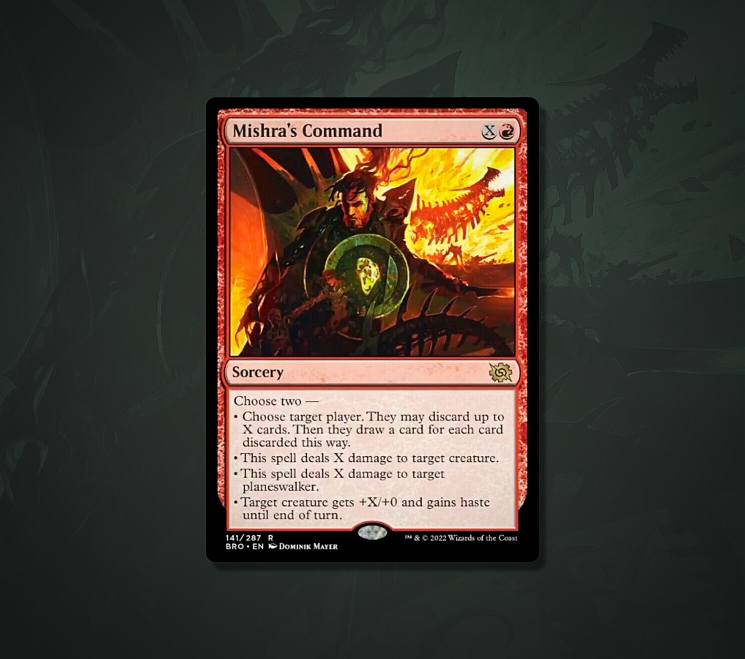 Card image for Mishra's Command.
