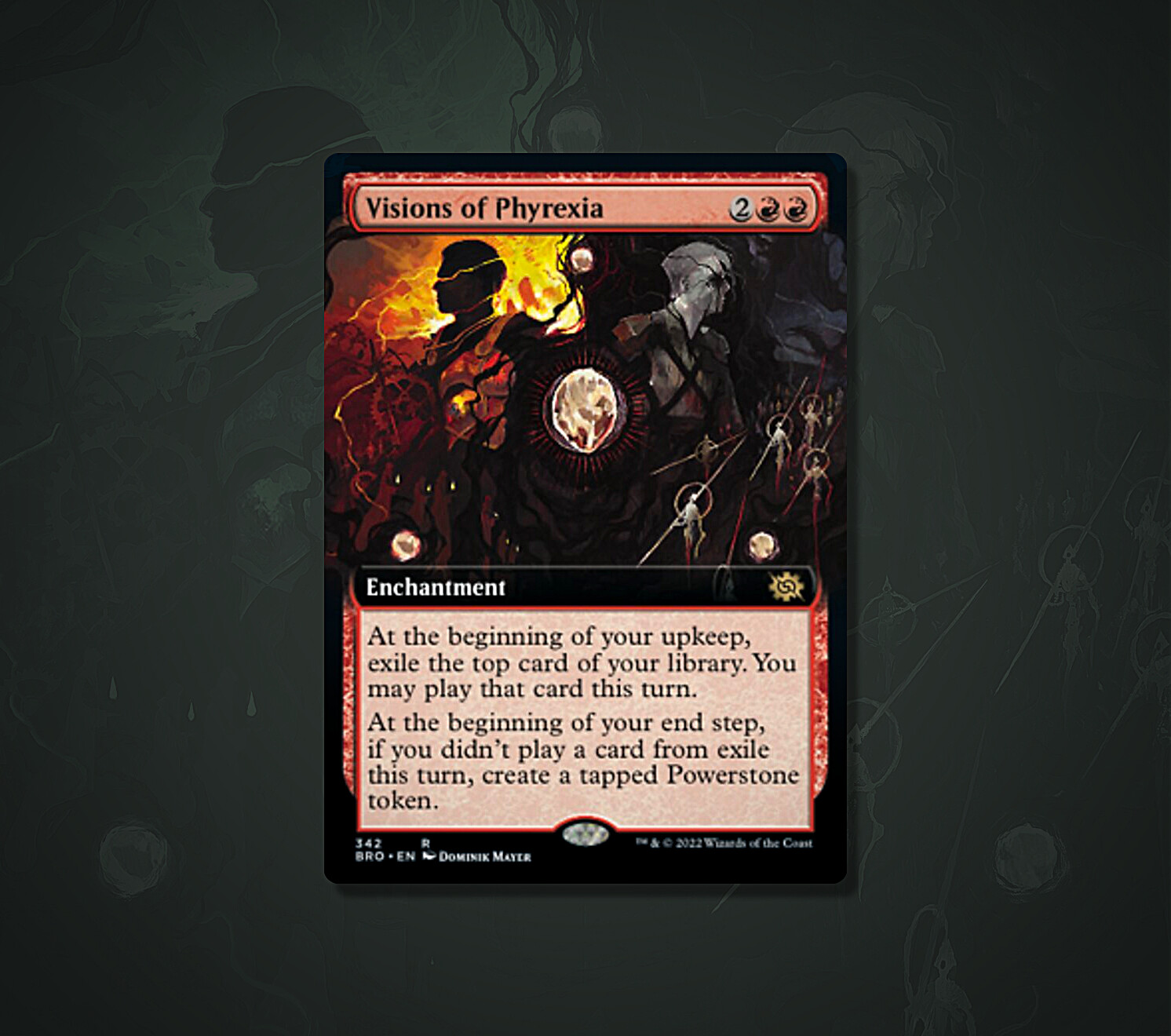 Card image for borderless Visions of Phyrexia.