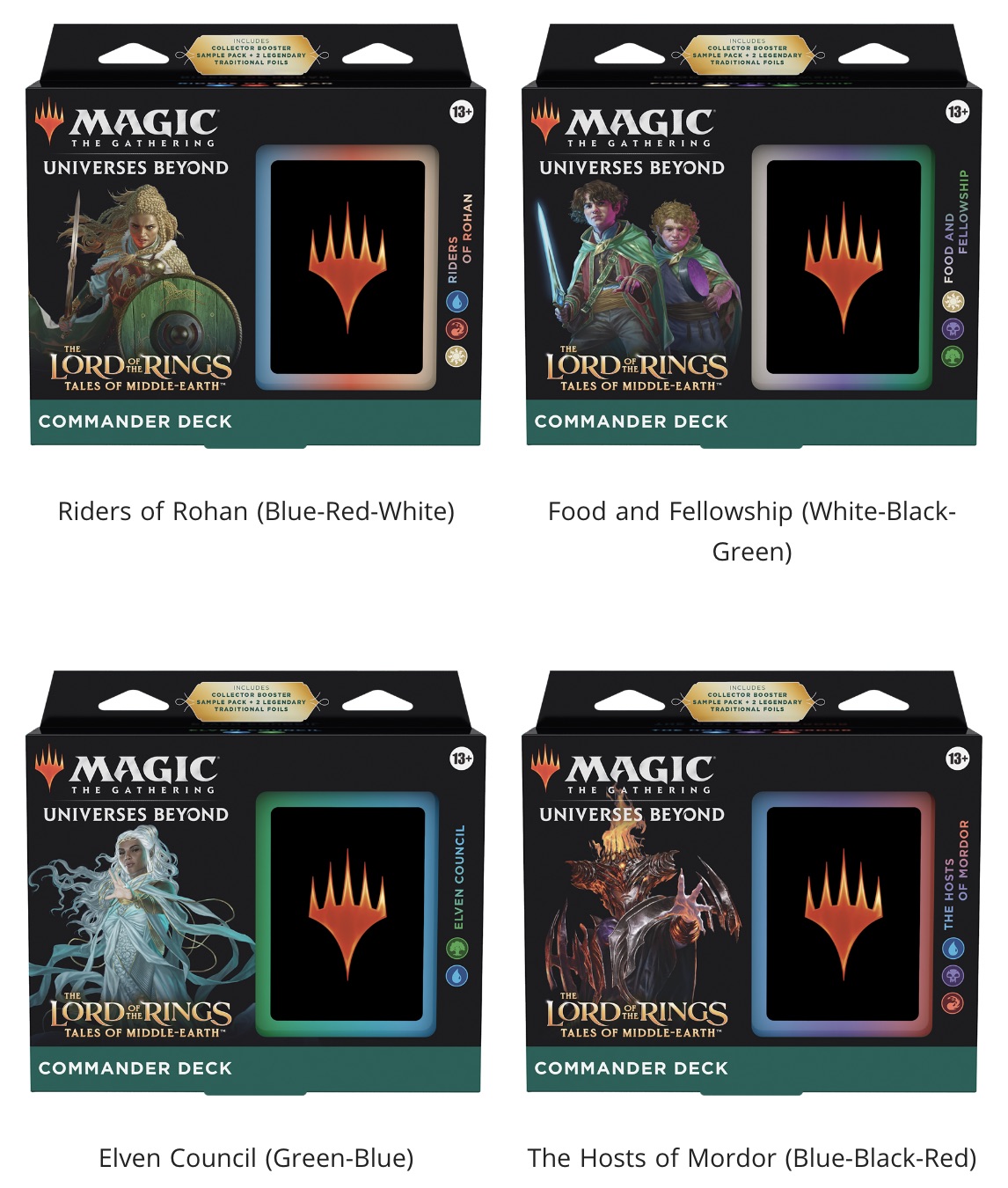 MTG Lord of the Rings cards reveal Sauron, Frodo, and Gollum