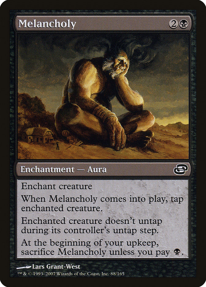 Card image from Melancholy from Planar Chaos.