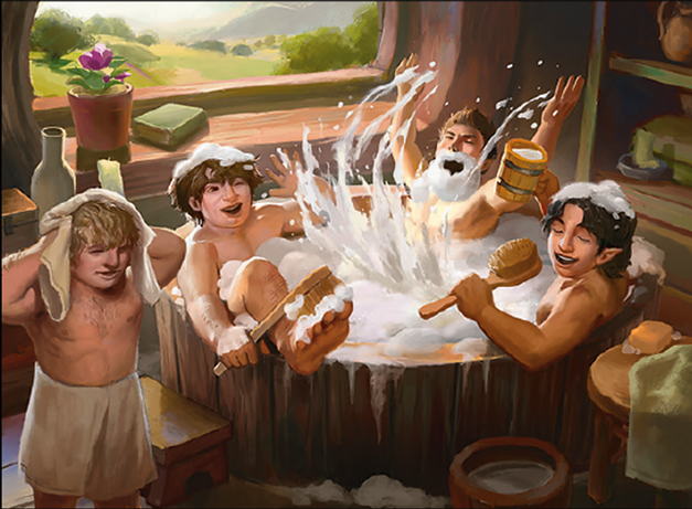 The Hobbits sing The Bath Song on “Harmonize” by Jason Kang