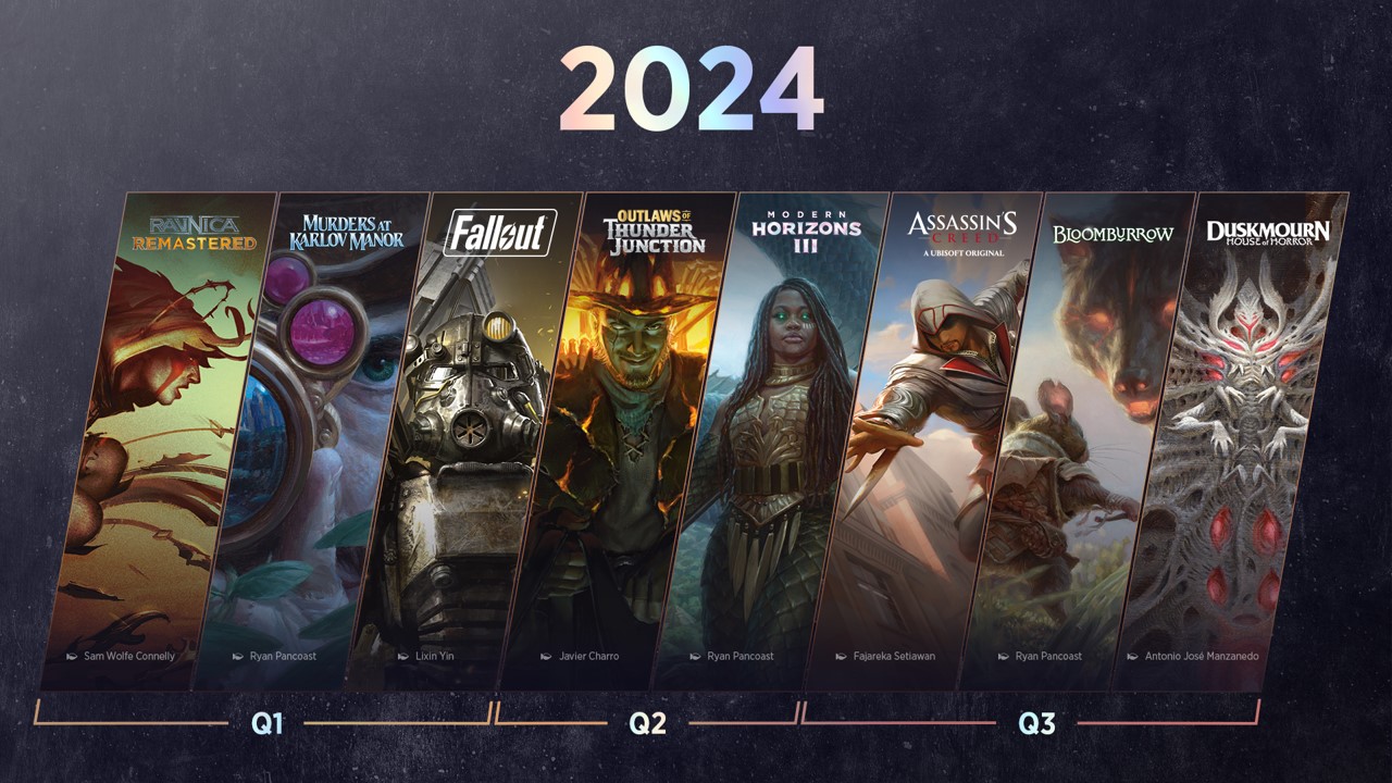 Magic's 2024 (!), 2025 (!!), and 2026 (!!!) Sets Revealed at Gen Con