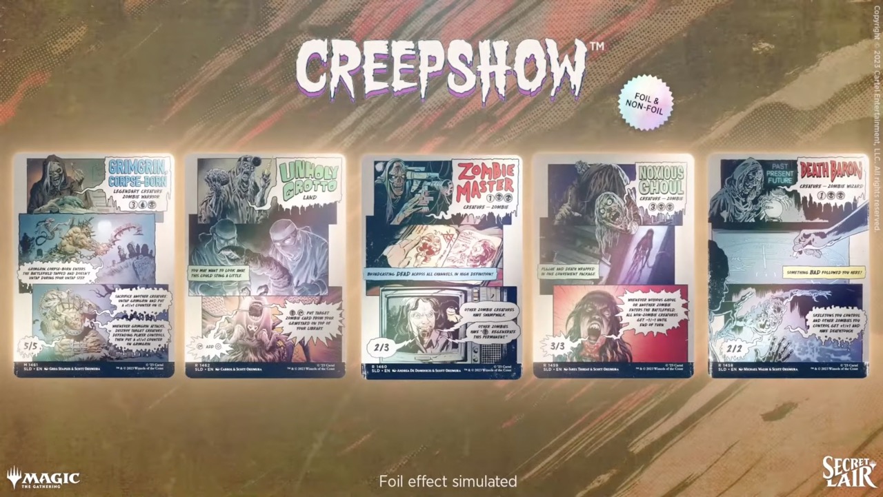 2023 Secret Lair Drop Series: Doctor Who The Weeping Angels – Traditional Foil, New In Box