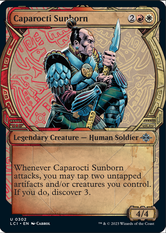 Legends of Ixalan treatment of Caparocti Sunborn by Cabrol